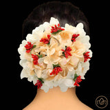 elegant artificial hair bun