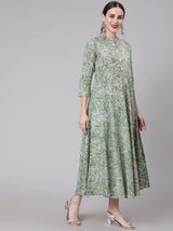 Cotton Floral AnarkaliKurta