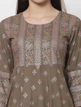 Printed Anarkali Kurti