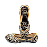 Black Velvet Ghunghru Punjabi Jutti