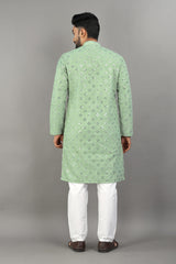 Georgette Mirror Kurta