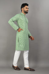 Georgette Mirror Kurta