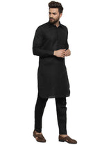Black Punjabi Kurta Pajama
