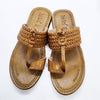 Kohlapuri chappal Tan colour