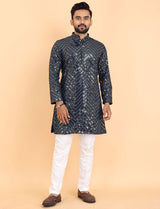 sequenced georgette kurta pajama