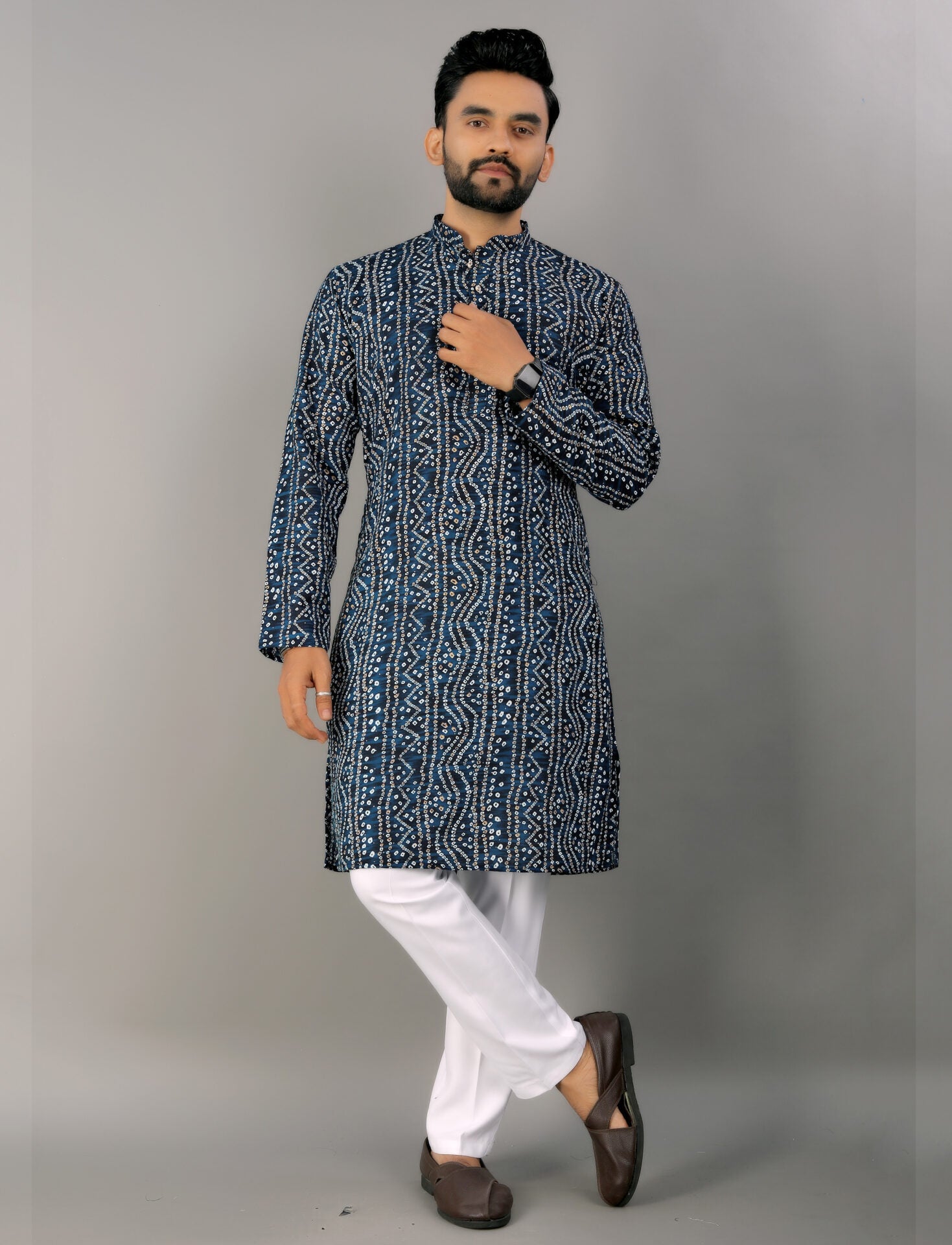 Bandhani Printed Kurta Pajama