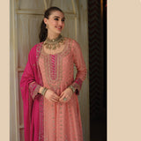 Heavy Long Anarkali With Duppatta
