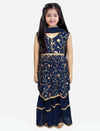 Girl Gharara Suit Blue