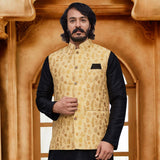 Golden Nehru Jacket