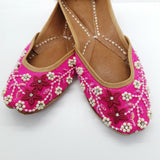 Pink Embroidery Jutti / Majori