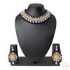 Pearl Choker Necklace Set With Earrings