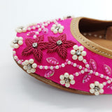 Pink Embroidery Jutti / Majori