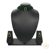 Choker Necklace Set with Earrings