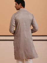 Men Neck Embroidered Kurta Pant