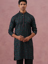 Silk Blend Embroidered Kurta Pant