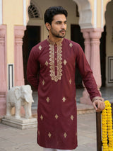 Thread Work Kurta Pajama