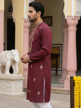Thread Work Kurta Pajama