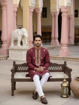 Thread Work Kurta Pajama