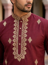 Thread Work Kurta Pajama