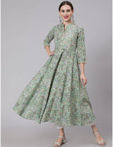 Cotton Floral AnarkaliKurta
