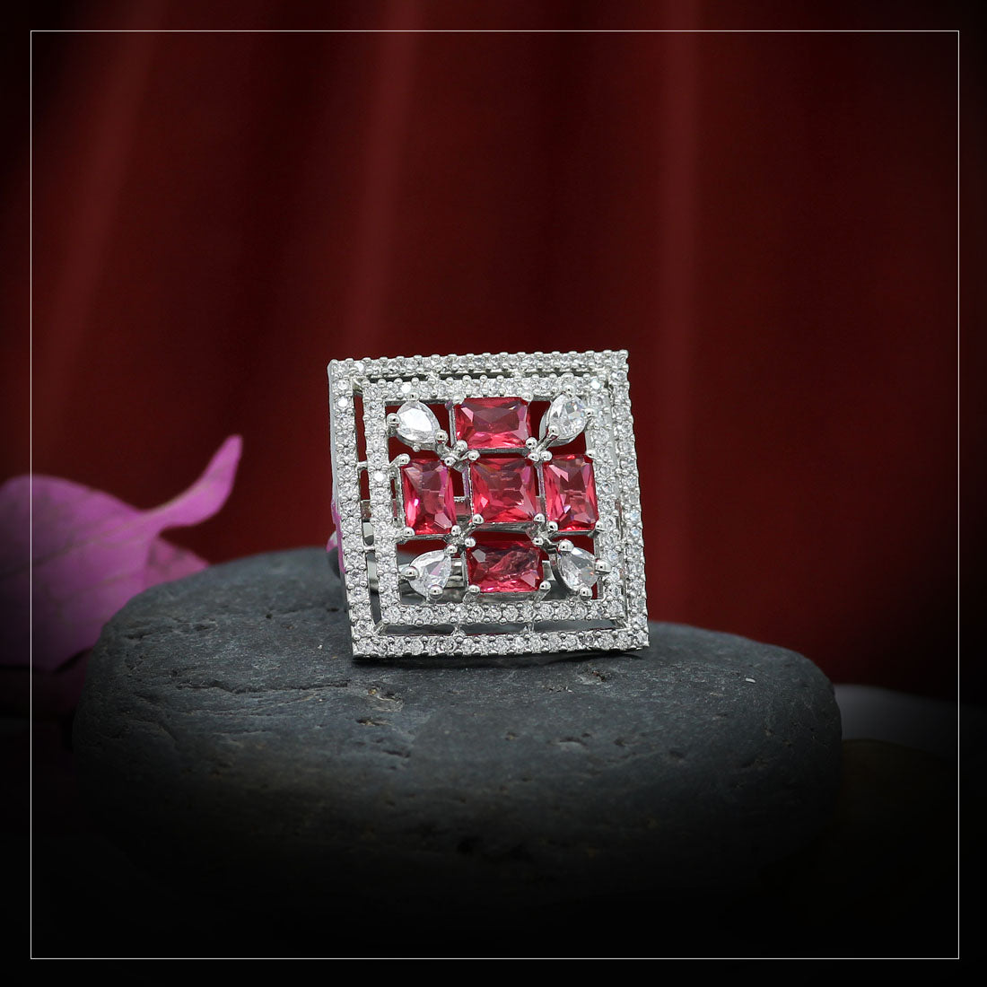 Square AD Rani Ring