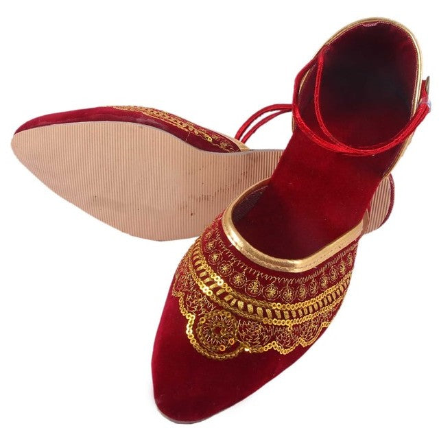 Heels Sandal Maroon Color
