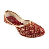 Synthetic Maroon Jutti
