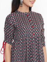 Rayon Flared Short Top Women