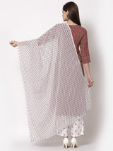 Cotton Printed Kurti Set Women
