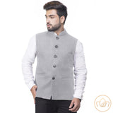All Season Wear Nehru Jacket – Light Grey