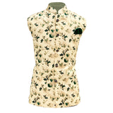 Floral Nehru Jacket - White