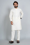 Ivory Ban Collar Kurta Pajama