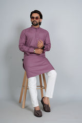 Pastel Purple Ban Kurta Pajama