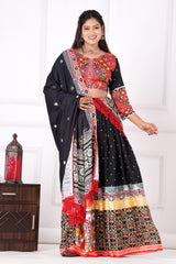 Red Heavy Sequins Work Sharara Suit7