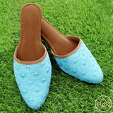 Women Mules/Jutti - Blue