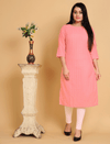 Embroidered Georgette A-line Kurta
