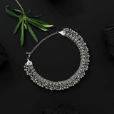 Silver Oxidized Necklace