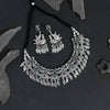 Temple Oxidised Necklace Set