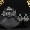 Oxidised Necklace With Earring & Mang Tikka