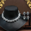 Oxidised Necklace With Earring