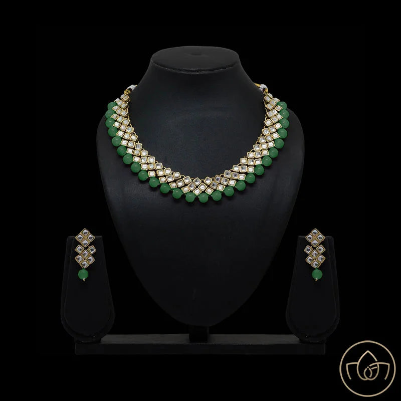 Pearl Necklace with Earrings