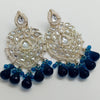 Blue Kundan Earring