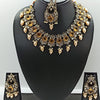 Golden Stone Necklace Set
