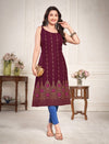 Printed Straight Cotton Kurti