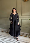 Black Sequence Anarkali Suit