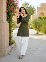 Bandhani Print Short Kurti