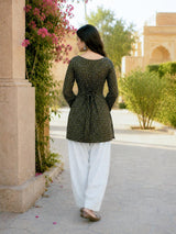 Bandhani Print Short Kurti