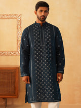 Embroidered & Sequin Kurta Pant