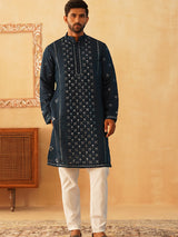Embroidered & Sequin Kurta Pant
