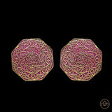 Stud Small Earrings Hexagonal